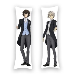 Дакімакура Літературні генії Бродячі Пси “Bungou Stray Dogs” Осаму Дазай та Ацуші