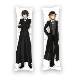 Дакімакура Літературні генії Бродячі Пси “Bungou Stray Dogs” Осаму Дазай та Чуя Накахара