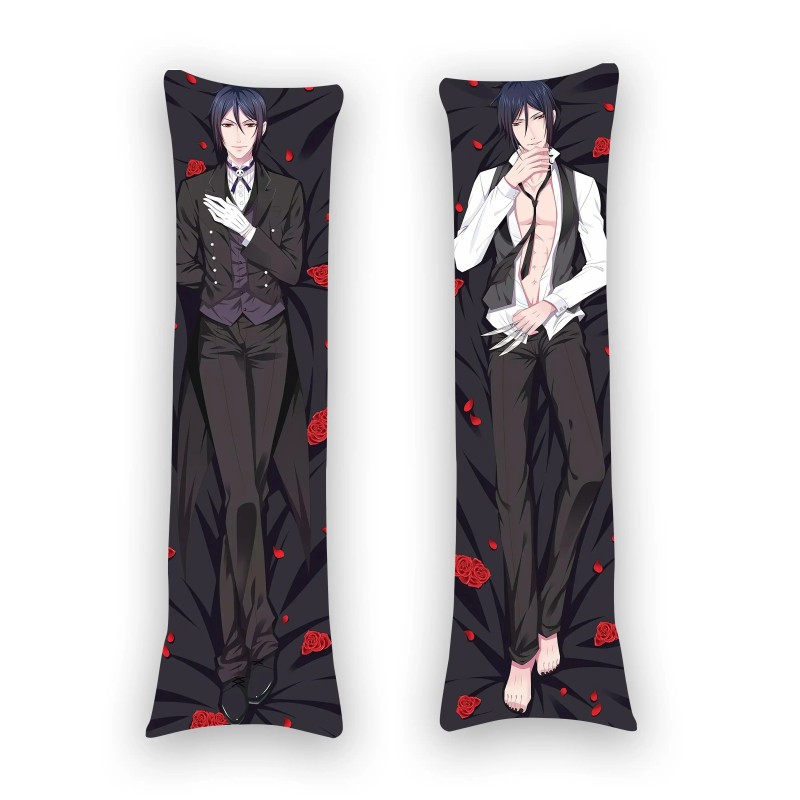 Дакимакура Себастьян Михаэлис  Тёмный Дворецкий «Black Butler» Дакимакура Себастьян Михаэлис  Тёмный Дворецкий «Black Butler»
